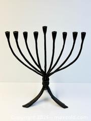 MaxSold Auction: MCM Brutalist Bronze Menorah   - Toronto (Ontario, Canada) PARTNER MANAGED Estate Sale Online Auction - Edmond Avenue
