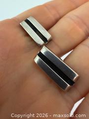 MaxSold Auction: MCM Danish Hans Hansen Sterling Silver Cufflinks - Toronto (Ontario, Canada) PARTNER MANAGED Estate Sale Online Auction - Edmond Avenue