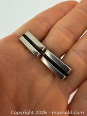 MaxSold Auction: MCM Danish Hans Hansen Sterling Silver Cufflinks - Toronto (Ontario, Canada) PARTNER MANAGED Estate Sale Online Auction - Edmond Avenue