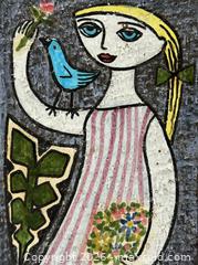 MaxSold Auction: MCM Vintage Mari Simmulson Hand Painted Ceramic Wall Plaque Swedish Art - Toronto (Ontario, Canada) PARTNER MANAGED Estate Sale Online Auction - Edmond Avenue