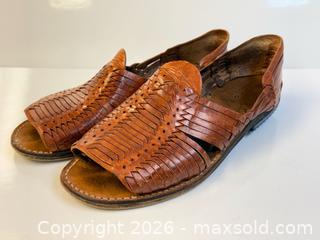 MaxSold Auction: Men’s Handmade Woven Leather Sandals 10.5 - Toronto (Ontario, Canada) PARTNER MANAGED Estate Sale Online Auction - Edmond Avenue