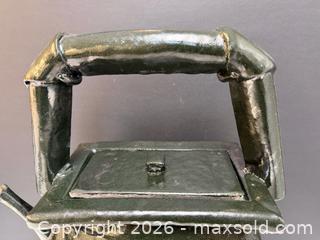 MaxSold Auction: Piero Fenci Japanese Style Abstract Teapot Sculpture  - Toronto (Ontario, Canada) PARTNER MANAGED Estate Sale Online Auction - Edmond Avenue