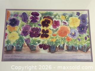 MaxSold Auction: Sheila Creighton Original Floral Watercolour - Toronto (Ontario, Canada) PARTNER MANAGED Estate Sale Online Auction - Edmund Avenue