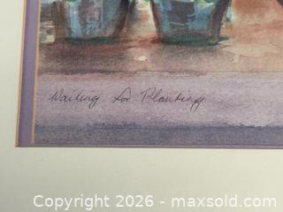 MaxSold Auction: Sheila Creighton Original Floral Watercolour - Toronto (Ontario, Canada) PARTNER MANAGED Estate Sale Online Auction - Edmund Avenue