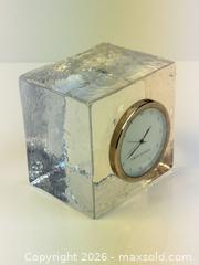 MaxSold Auction: Simon Pearce Glass Block Desk Clock  - Toronto (Ontario, Canada) PARTNER MANAGED Estate Sale Online Auction - Edmund Avenue