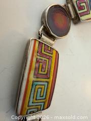 MaxSold Auction: Sterling Silver Asian Necklace with Porcelain + Flat Grey Fresh Water Pearls - Toronto (Ontario, Canada) PARTNER MANAGED Estate Sale Online Auction - Edmond Avenue