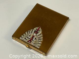 MaxSold Auction: Two Vintage Gold Tone Compact Mirrors + Address Book - Toronto (Ontario, Canada) PARTNER MANAGED Estate Sale Online Auction - Edmond Avenue
