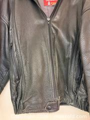 MaxSold Auction: Vintage Black Leather Bomber Jacket Men’s M - Toronto (Ontario, Canada) PARTNER MANAGED Estate Sale Online Auction - Edmund Avenue
