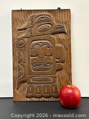 MaxSold Auction: Vintage Canadian Haida Hand Carved Plaque Signed by R. Thur - Toronto (Ontario, Canada) PARTNER MANAGED Estate Sale Online Auction - Edmund Avenue