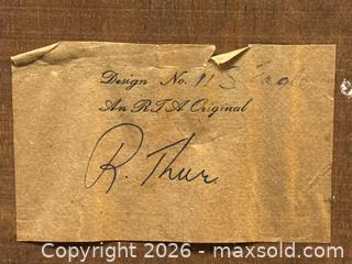 MaxSold Auction: Vintage Canadian Haida Hand Carved Plaque Signed by R. Thur - Toronto (Ontario, Canada) PARTNER MANAGED Estate Sale Online Auction - Edmund Avenue