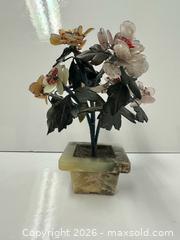 MaxSold Auction: Vintage Chinese Bonsai Plant made from Jade, Rose Quartz Carnelian and Onyx - Toronto (Ontario, Canada) PARTNER MANAGED Estate Sale Online Auction - Edmond Avenue