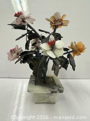 MaxSold Auction: Vintage Chinese Bonsai Plant made from Jade, Rose Quartz Carnelian and Onyx - Toronto (Ontario, Canada) PARTNER MANAGED Estate Sale Online Auction - Edmond Avenue