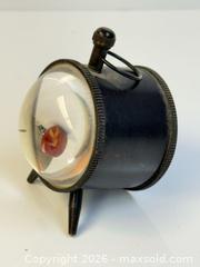 MaxSold Auction: Vintage Glass Orb + Brass Desk Clock  - Toronto (Ontario, Canada) PARTNER MANAGED Estate Sale Online Auction - Edmond Avenue