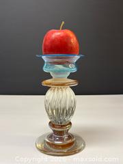 MaxSold Auction: Vintage Handblown Murano Glass Candlestick Holder Signed  - Toronto (Ontario, Canada) PARTNER MANAGED Estate Sale Online Auction - Edmond Avenue