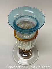 MaxSold Auction: Vintage Handblown Murano Glass Candlestick Holder Signed  - Toronto (Ontario, Canada) PARTNER MANAGED Estate Sale Online Auction - Edmond Avenue