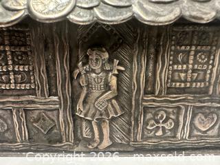 MaxSold Auction: Vintage Hansel and Gretal House Silver Plated Money Bank  - Toronto (Ontario, Canada) PARTNER MANAGED Estate Sale Online Auction - Edmund Avenue