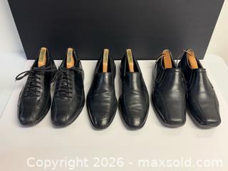 MaxSold Auction: Vintage Men’s Black Leather Shoes sz 10  - Toronto (Ontario, Canada) PARTNER MANAGED Estate Sale Online Auction - Edmond Avenue