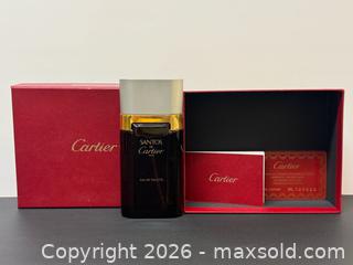 MaxSold Auction: Vintage Men’s Santos de Cartier Eau de Toilette + Original Cartier Gift Box - Toronto (Ontario, Canada) PARTNER MANAGED Estate Sale Online Auction - Edmond Avenue