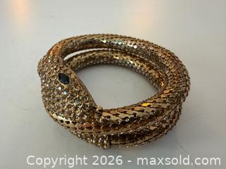 MaxSold Auction: Vintage Mesh Snake Bangle Bracelet - Toronto (Ontario, Canada) PARTNER MANAGED Estate Sale Online Auction - Edmond Avenue