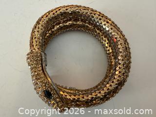 MaxSold Auction: Vintage Mesh Snake Bangle Bracelet - Toronto (Ontario, Canada) PARTNER MANAGED Estate Sale Online Auction - Edmond Avenue