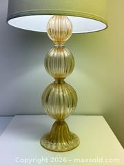 MaxSold Auction: Vintage Murano Art Glass Table Lamp  - Toronto (Ontario, Canada) PARTNER MANAGED Estate Sale Online Auction - Edmond Avenue