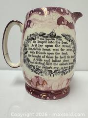 MaxSold Auction: Antique 19th Century Sunderland Lustreware Jug “The Sailor’s Tear” - Toronto (Ontario, Canada) PARTNER MANAGED Estate Sale Online Auction - Edmond Avenue