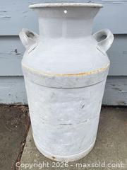 MaxSold Auction: Vintage Metal Milk Can Milk Churn - Kingston (Ontario, Canada) PARTNER MANAGED Downsizing Online Auction - Burbrook Road