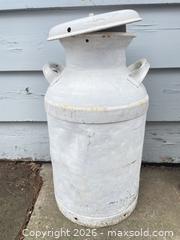 MaxSold Auction: Vintage Metal Milk Can Milk Churn - Kingston (Ontario, Canada) PARTNER MANAGED Downsizing Online Auction - Burbrook Road