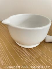 MaxSold Auction: White Porcelain Siaki Mortar and Pestle Set  - Kingston (Ontario, Canada) PARTNER MANAGED Downsizing Online Auction - Burbrook Road