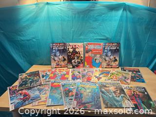 MaxSold Auction: DC Comics, aquaman, guy Gardner, superman, cops, smallville and more - Elgin (Ontario, Canada) SELLER MANAGED Downsizing Online Auction - Main Street