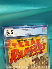 MaxSold Auction: Fast moving episodes of Texas rangers in action 6 CGC 5.5  - Elgin (Ontario, Canada) SELLER MANAGED Downsizing Online Auction - Main Street