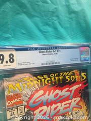 MaxSold Auction: Ghost rider v2, 31 CGC 9.8  - Elgin (Ontario, Canada) SELLER MANAGED Downsizing Online Auction - Main Street