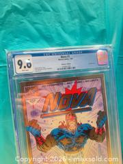 MaxSold Auction: Nova 1 gold foil cover CGC 9.6 - Elgin (Ontario, Canada) SELLER MANAGED Downsizing Online Auction - Main Street