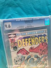MaxSold Auction: The defenders 108, CGC 9.6 - Elgin (Ontario, Canada) SELLER MANAGED Downsizing Online Auction - Main Street