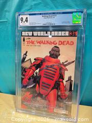 MaxSold Auction: The walking dead 177 two copies one graded CGC 9.4 - Elgin (Ontario, Canada) SELLER MANAGED Downsizing Online Auction - Main Street