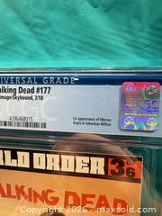 MaxSold Auction: The walking dead 177 two copies one graded CGC 9.4 - Elgin (Ontario, Canada) SELLER MANAGED Downsizing Online Auction - Main Street