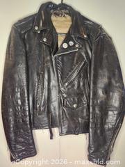 MaxSold Auction: Schott Perfecto Leather Motorcycle Jacket - Toronto (Ontario, Canada) SELLER MANAGED Downsizing Online Auction - Grenadier