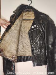 MaxSold Auction: Schott Perfecto Leather Motorcycle Jacket - Toronto (Ontario, Canada) SELLER MANAGED Downsizing Online Auction - Grenadier