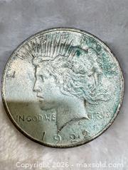 MaxSold Auction: 1922 U.S. Peace Silver Dollar Coin  - Toronto (Ontario, Canada) SELLER MANAGED Estate Sale Online Auction -Wellesley Street East
