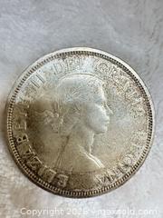 MaxSold Auction: 1953 Canadian $1 Silver Dollar - Elizabeth II Voyageur  - Toronto (Ontario, Canada) SELLER MANAGED Estate Sale Online Auction -Wellesley Street East