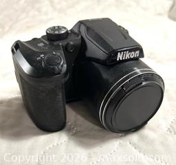 MaxSold Auction: Nikon Coolpix B500 Digital Camera with Accessories and Original Box - Toronto (Ontario, Canada) SELLER MANAGED Estate Sale Online Auction -Wellesley Street East