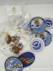 MaxSold Auction: Aviation Embroidered Patches & Gold-Tone Enamel Pins, Lot of 6-10 - Toronto (Ontario, Canada) PARTNER MANAGED Downsizing Online Auction - Research Road (STORAGE)