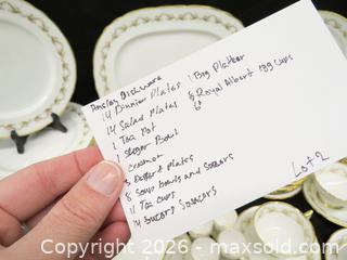 MaxSold Auction: AYNSLEY LOUIS XV  WHITE AND GOLD DINNER SERVICES - Toronto (Ontario, Canada) PARTNER MANAGED Downsizing Online Auction - Research Road (STORAGE)