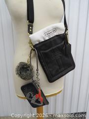 MaxSold Auction: Coach Black Leather Crossbody Bag - Toronto (Ontario, Canada) PARTNER MANAGED Downsizing Online Auction - Research Road (STORAGE)