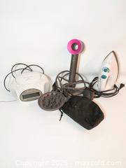 MaxSold Auction: DYSON HAIR DRYER, SONY CLOCK RADIO AND B&D IRON  - Toronto (Ontario, Canada) PARTNER MANAGED Downsizing Online Auction - Research Road (STORAGE)