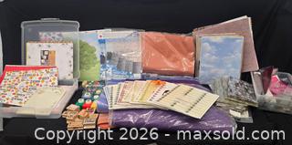 MaxSold Auction: LARGE LOT OF CRAFTING AND SCRAPBOOKING SUPPLIES - Toronto (Ontario, Canada) PARTNER MANAGED Downsizing Online Auction - Research Road (STORAGE)