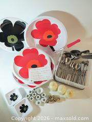 MaxSold Auction: Marimekko, Dansk & Rauschert Mixed Dinnerware & Flatware Lot - Toronto (Ontario, Canada) PARTNER MANAGED Downsizing Online Auction - Research Road (STORAGE)