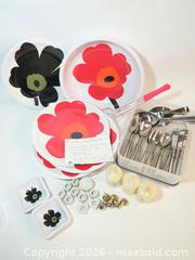 MaxSold Auction: Marimekko, Dansk & Rauschert Mixed Dinnerware & Flatware Lot - Toronto (Ontario, Canada) PARTNER MANAGED Downsizing Online Auction - Research Road (STORAGE)