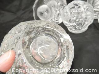 MaxSold Auction: Mats Jonasson Crystal Owl Sculptures & Votive Holders, 5 pcs - Toronto (Ontario, Canada) PARTNER MANAGED Downsizing Online Auction - Research Road (STORAGE)
