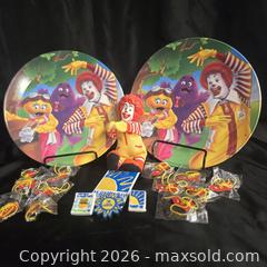 MaxSold Auction: McDonald's McHappy Day Vintage Promo Lot 1990's - Toronto (Ontario, Canada) PARTNER MANAGED Downsizing Online Auction - Research Road (STORAGE)